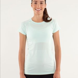 Lululemon Swiftly Tech Short Sleeve in Mint Moment